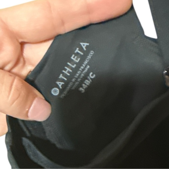 NWOT - Athleta Square Neck Bra Cup Swim Tankini Top - Size 34 B/C - Picture 6 of 7